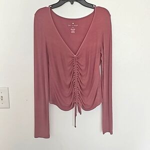 American Eagle Womens Long Sleeve Shirt
